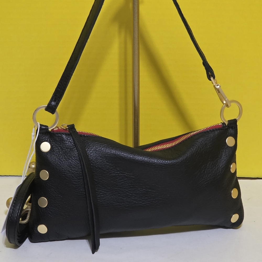 Hammitt Black Leather SM Kyle Shoulder Bag - Picture 2 of 5